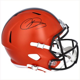 Autographed Cleveland Browns Odell Beckham Jr. Fanatics Authentic Riddell 2020 - Present Speed Replica Helmet