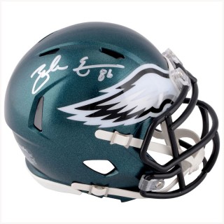 Autographed Philadelphia Eagles Zach Ertz Fanatics Authentic Riddell Speed Mini Helmet