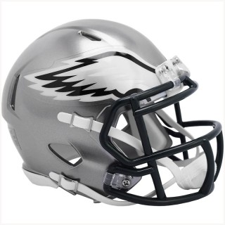 Unsigned Philadelphia Eagles Riddell FLASH Alternate Revolution Speed Mini Football Helmet